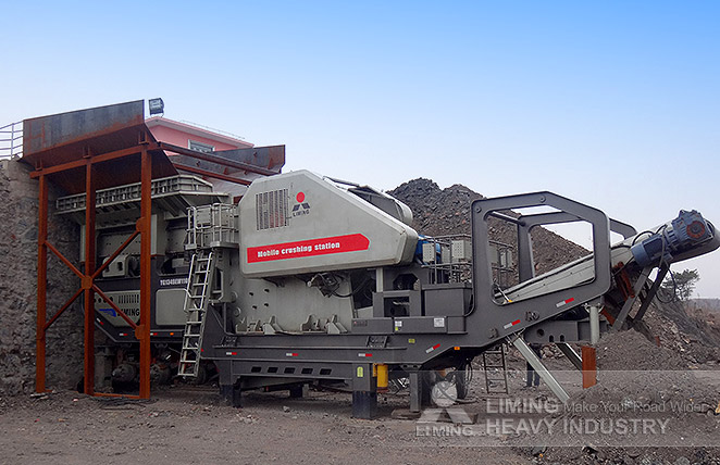 100tph construction waste Mobile crushing line in China