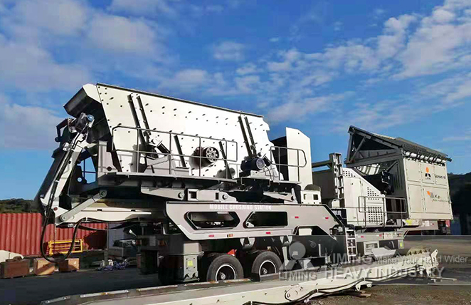 250tph nickel ore mobile crushing line in New Caledonia