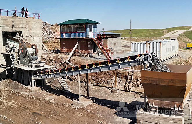 300tph granite crushing line in Uzbekistan
