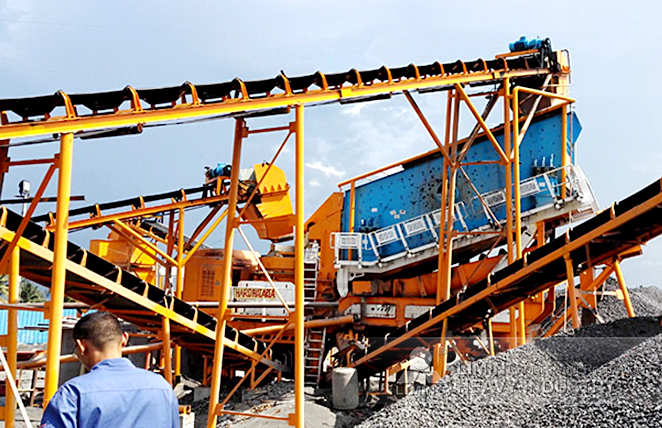 350tph volcano rock mobile crushing line in Legaspi, Philippines