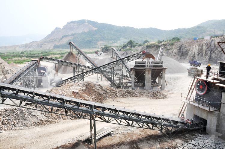 What is the complete set of equipment for a stone production line and how much does it cost to configure one?