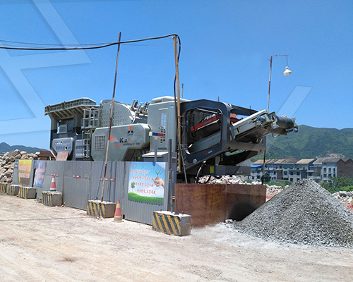 Maintenance measures for mobile crushing stations during winter construction